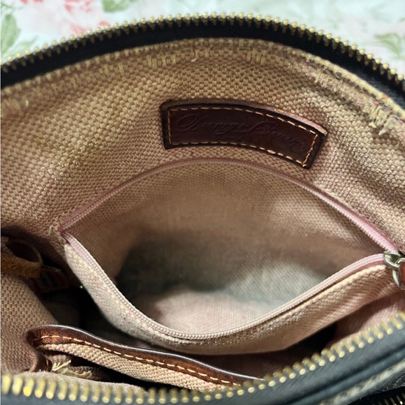 Vintage Dooney & Bourke Black Leather Shoulder Bag Purse - Picture 5 of 5